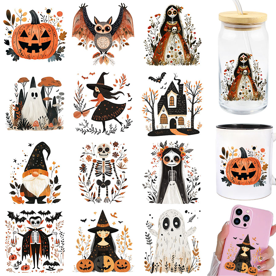 Art And Craft Autumn - 2 шт. Скандинавские осенние фольклорные наклейки