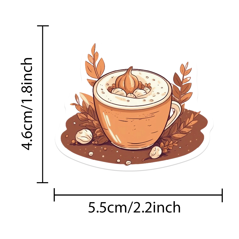 50 шт. милые осенние наклейки  – обзор и цена Art And Craft Autumn