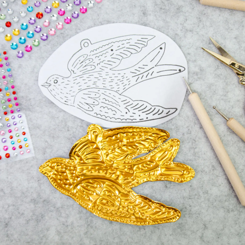 DIY Золотая фольга Художествен – обзор и цена Art Craft With Paper